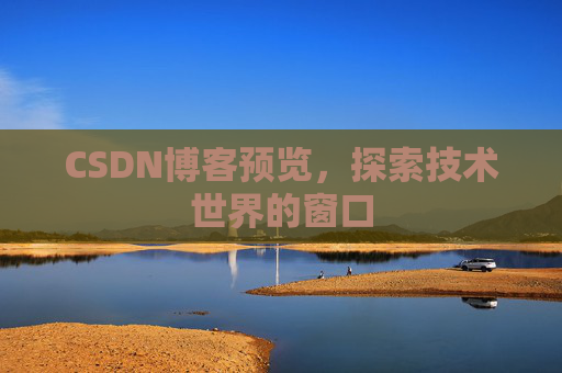CSDN博客预览,探索技术世界的窗口